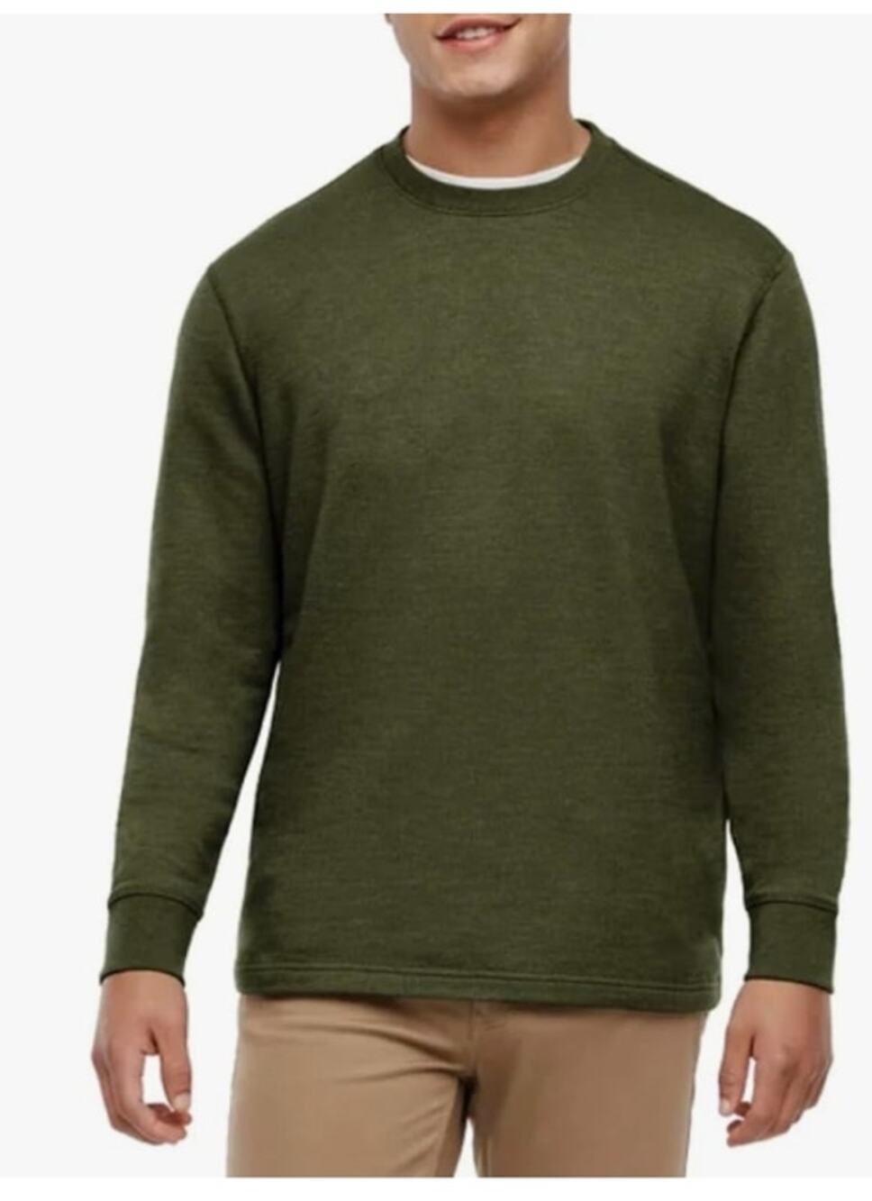Orvis Men's Long Sleeve Textured Crew Pullover